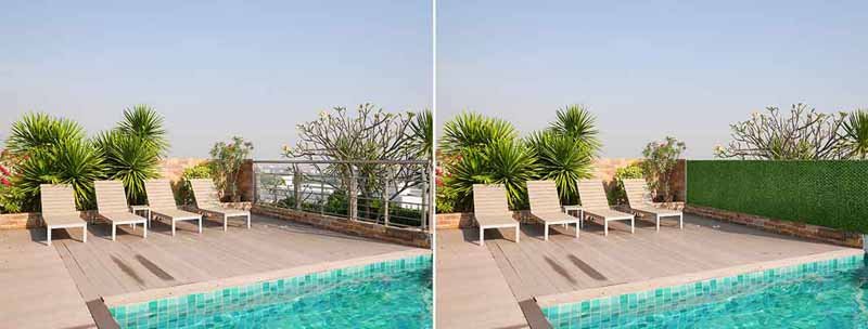 Grass fence ideas