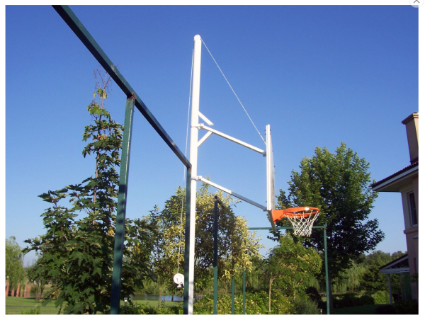Basketball Hoop Training Single Post