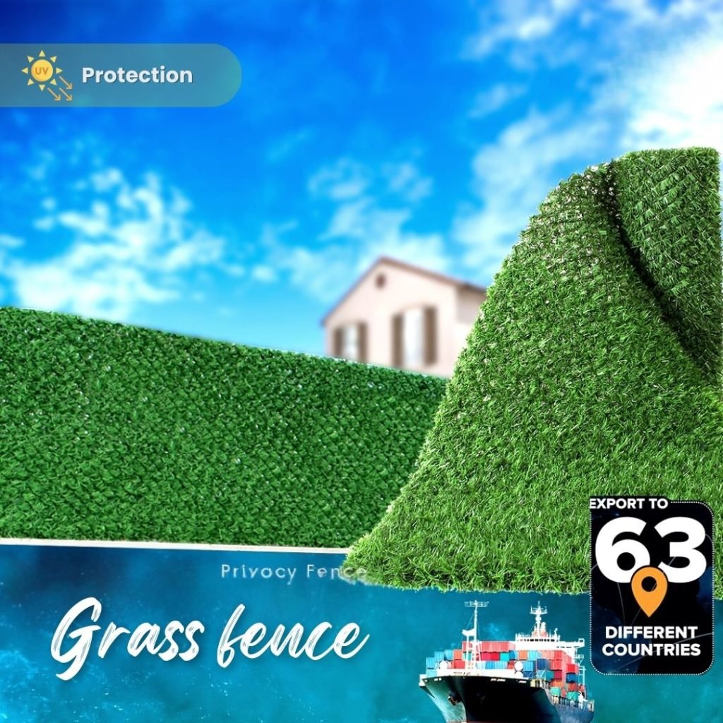 grass fence panel